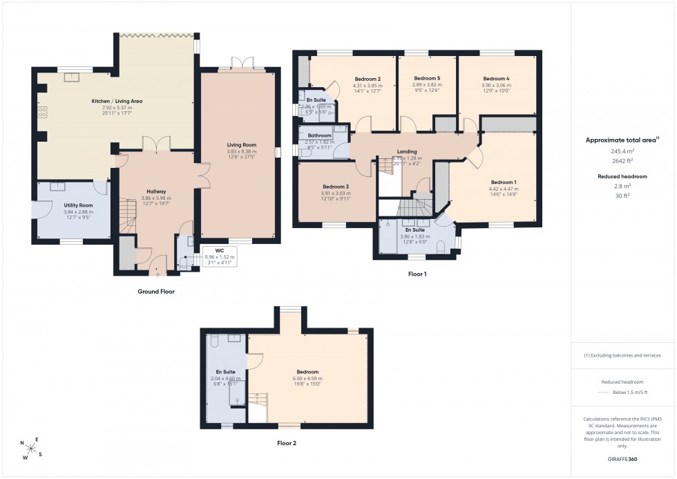 Floorplan for Beaconsfield, Buckinghamshire, HP9