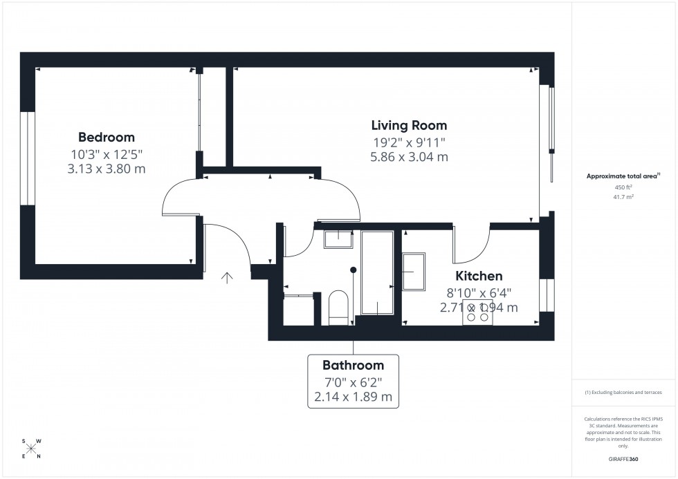 Floorplan for Burnham, Bucks, SL1