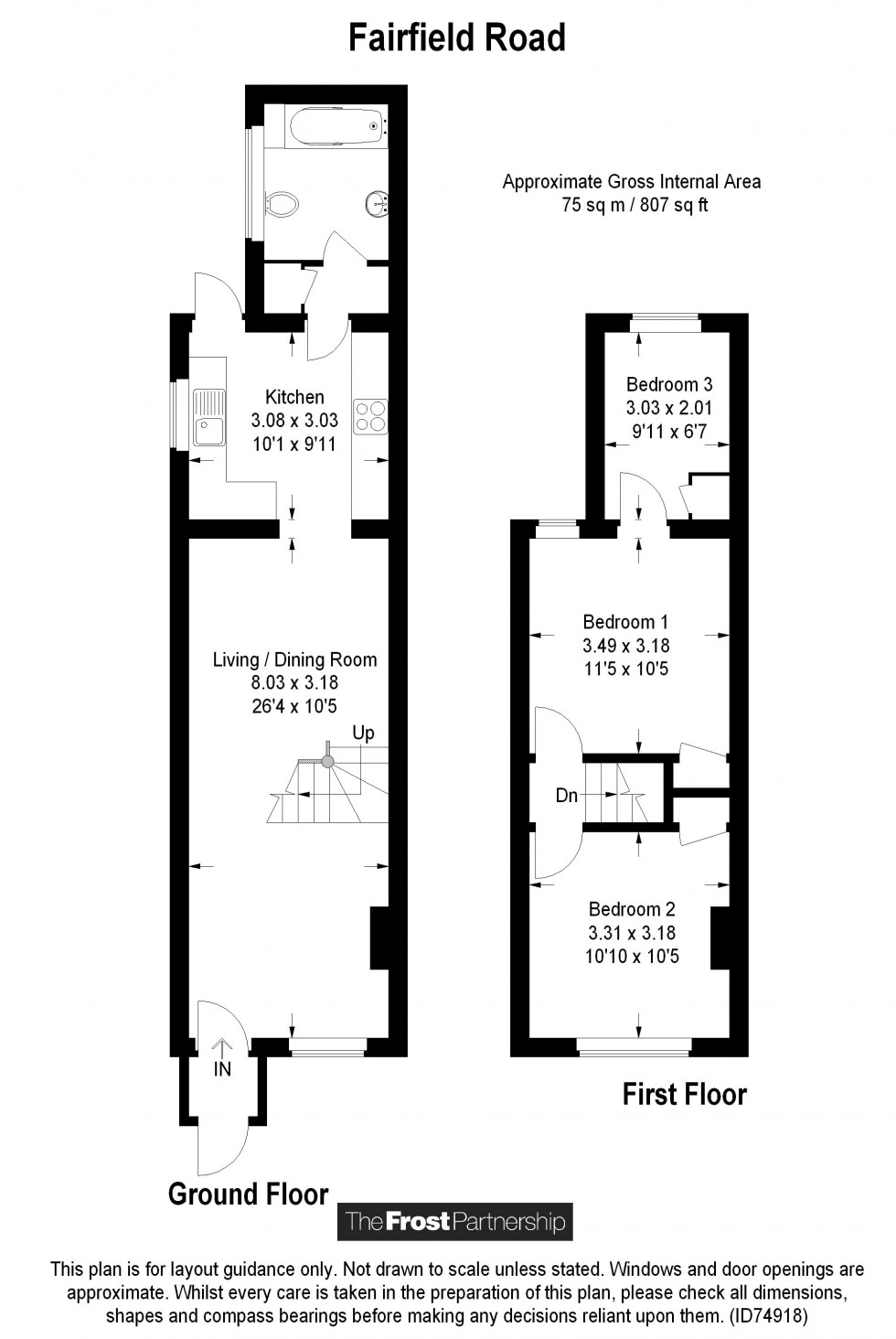 Floorplan for Burnham, Bucks, SL1