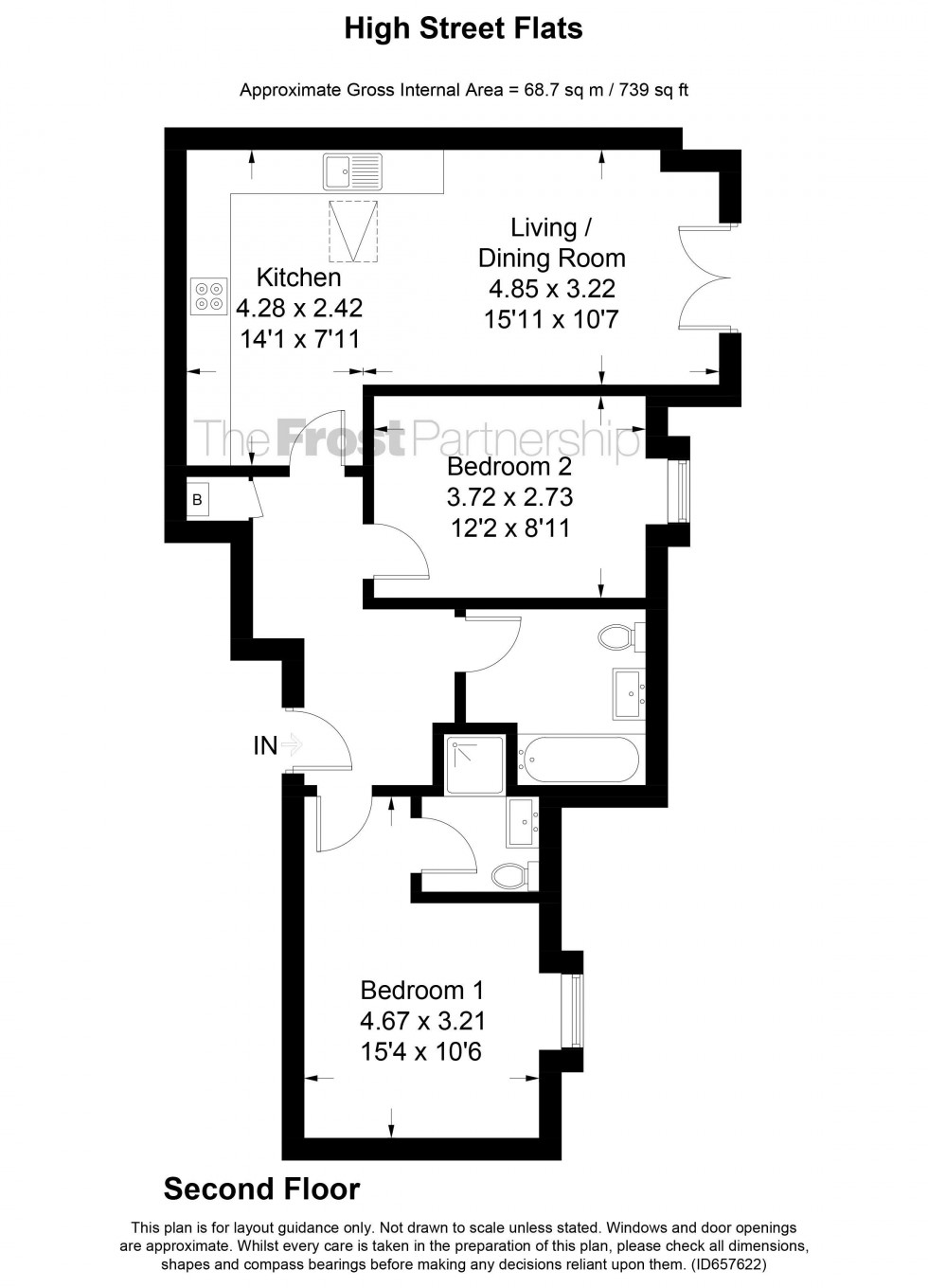 Floorplan for Summers Road, Burnham, SL1