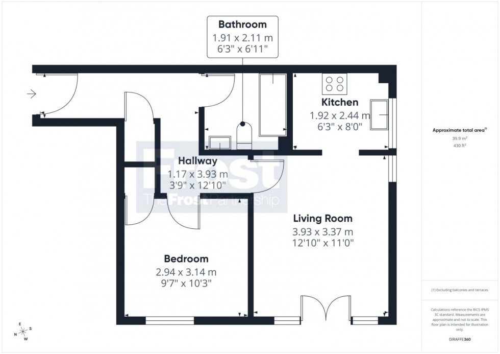Floorplan for Upton Court Road, Slough, SL3