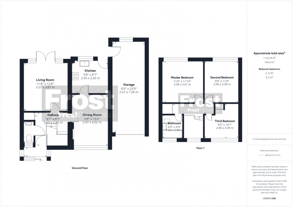 Floorplan for Burnham, Slough, SL1