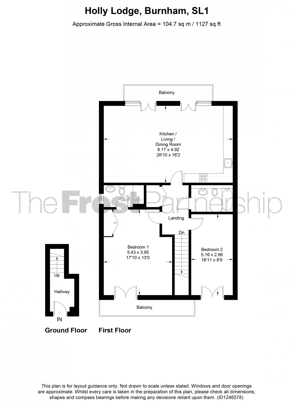 Floorplan for Burnham, Burnham, SL1