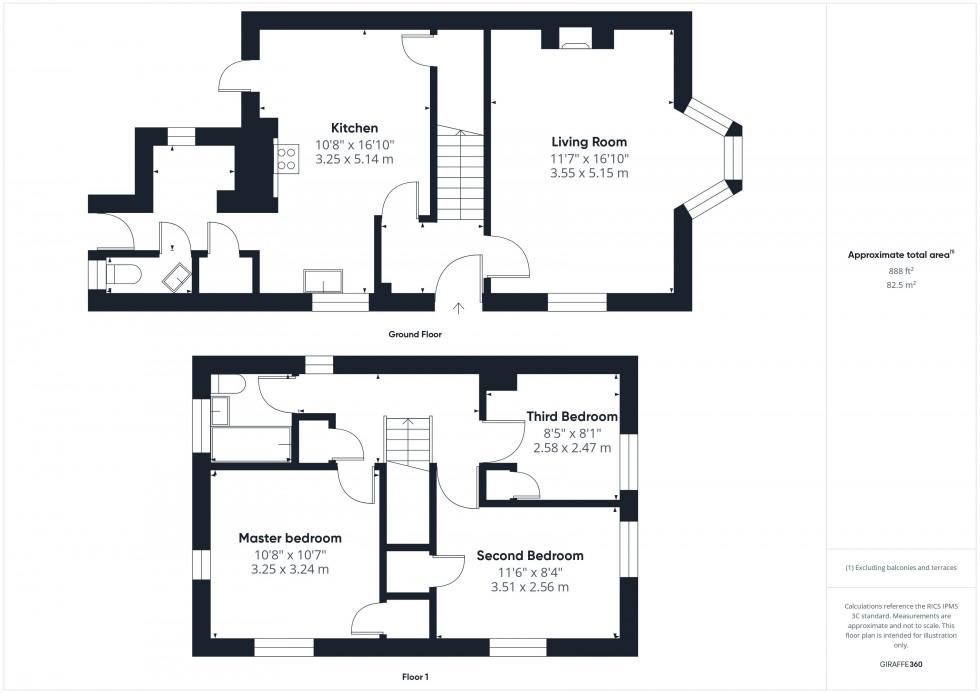 Floorplan for Burnham, Slough, SL1