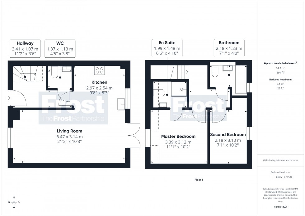 Floorplan for High Street, Burnham, SL1