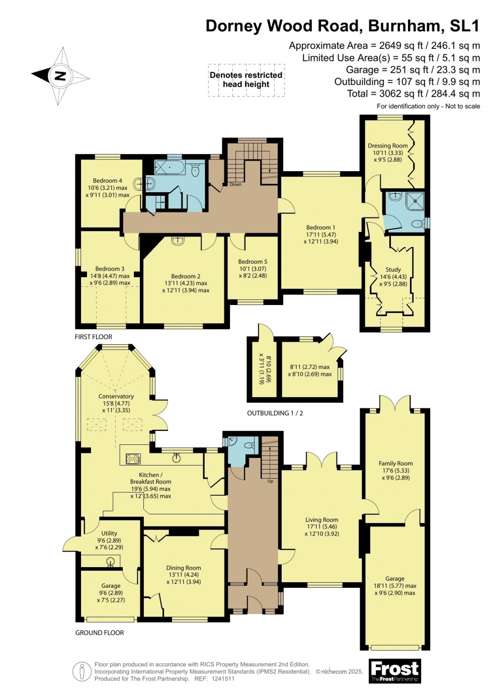 Floorplan for Dorney Wood Road, Burnham, SL1