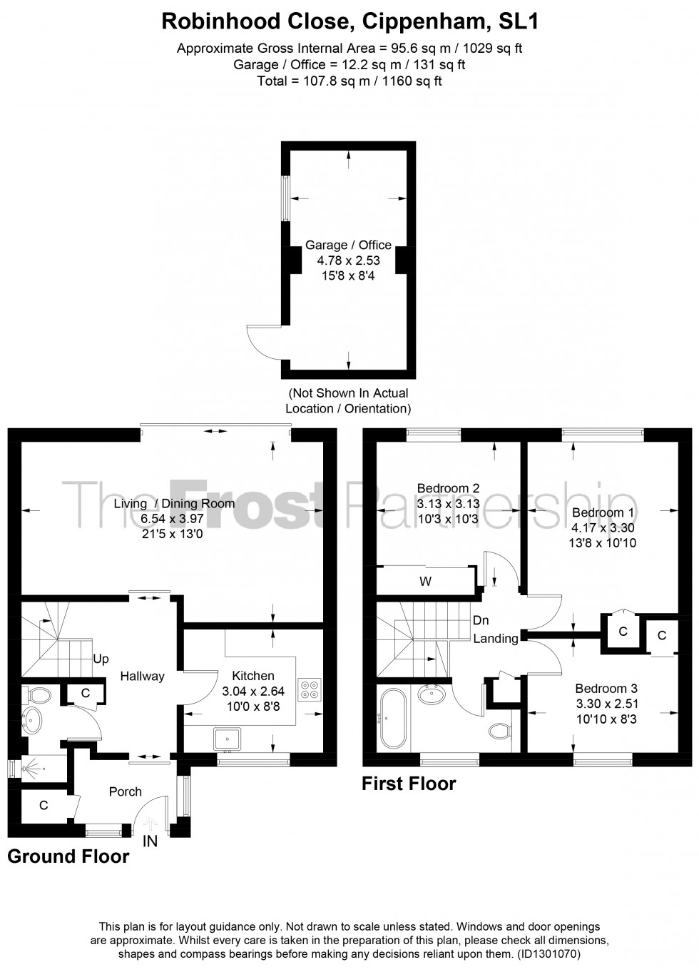 Floorplan for Cippenham, , SL1