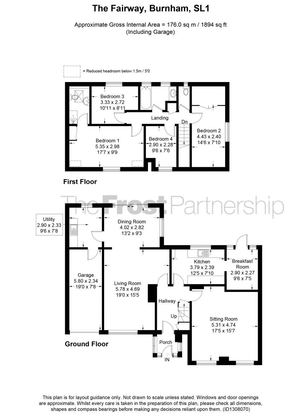 Floorplan for Burnham, Burnham, SL1