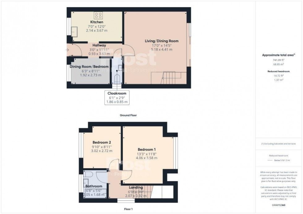 Floorplan for Cippenham, Berkshire, SL1