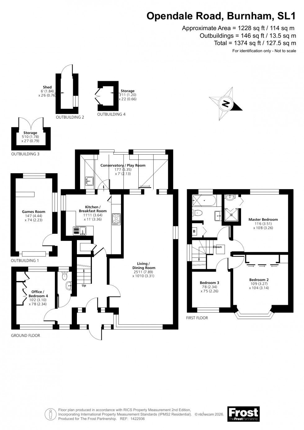 Floorplan for Burnham, Burnham, SL1