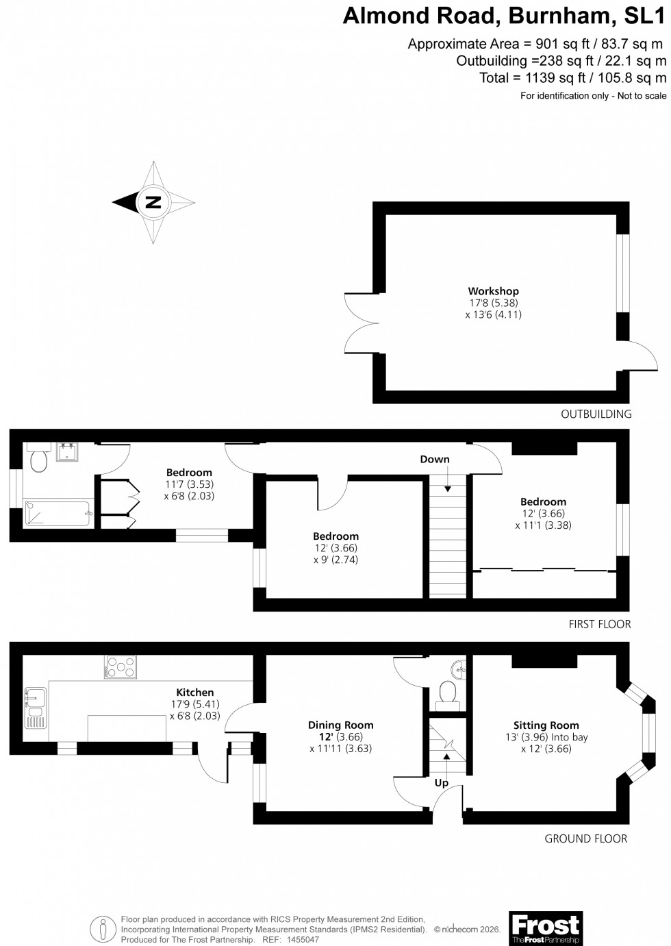Floorplan for Burnham, Burnham, SL1