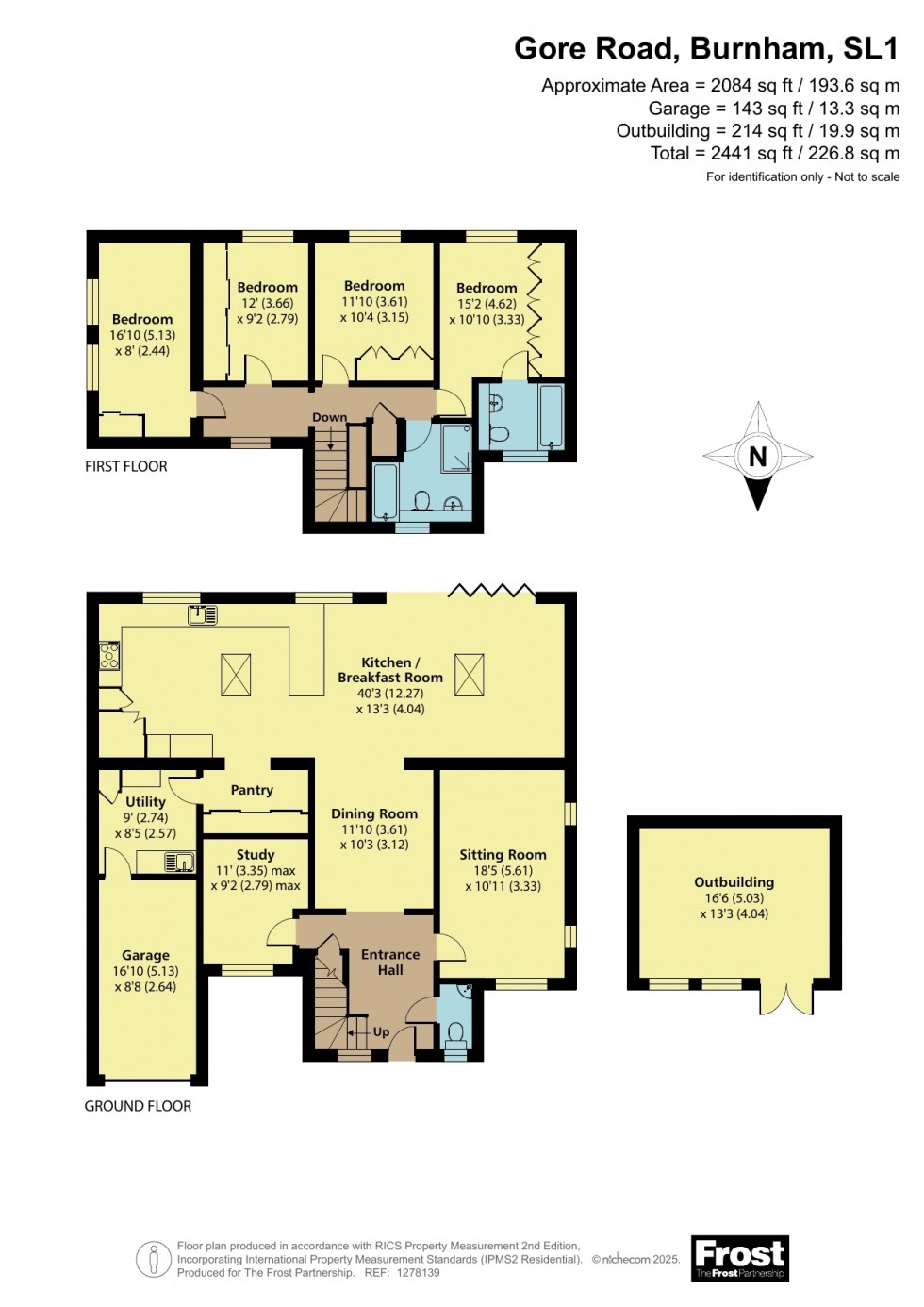 Floorplan for Burnham, Slough, SL1