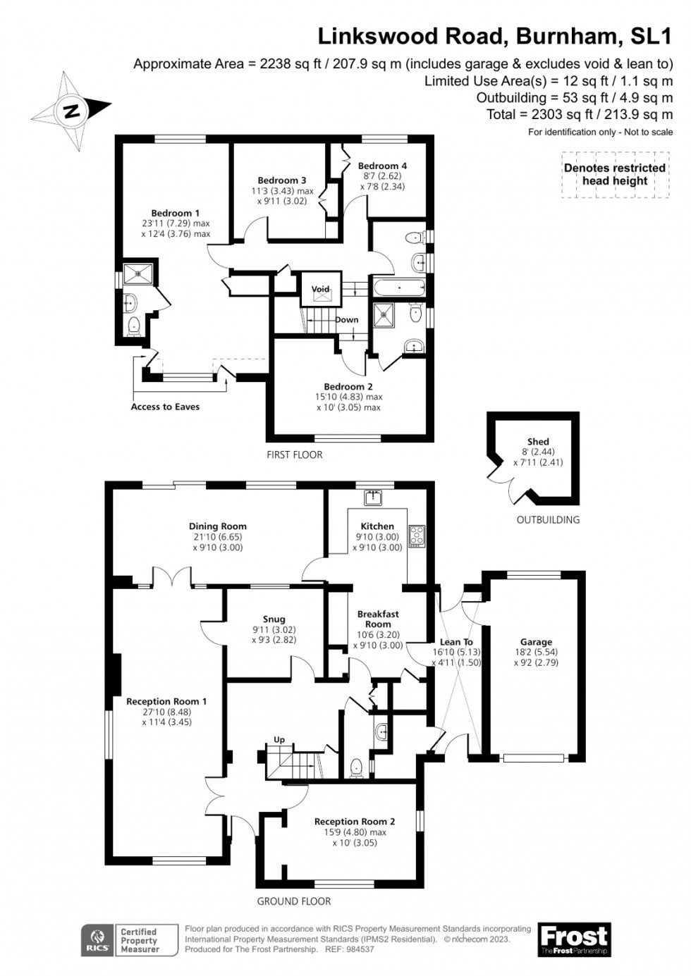 Floorplan for Burnham, Burnham, SL1