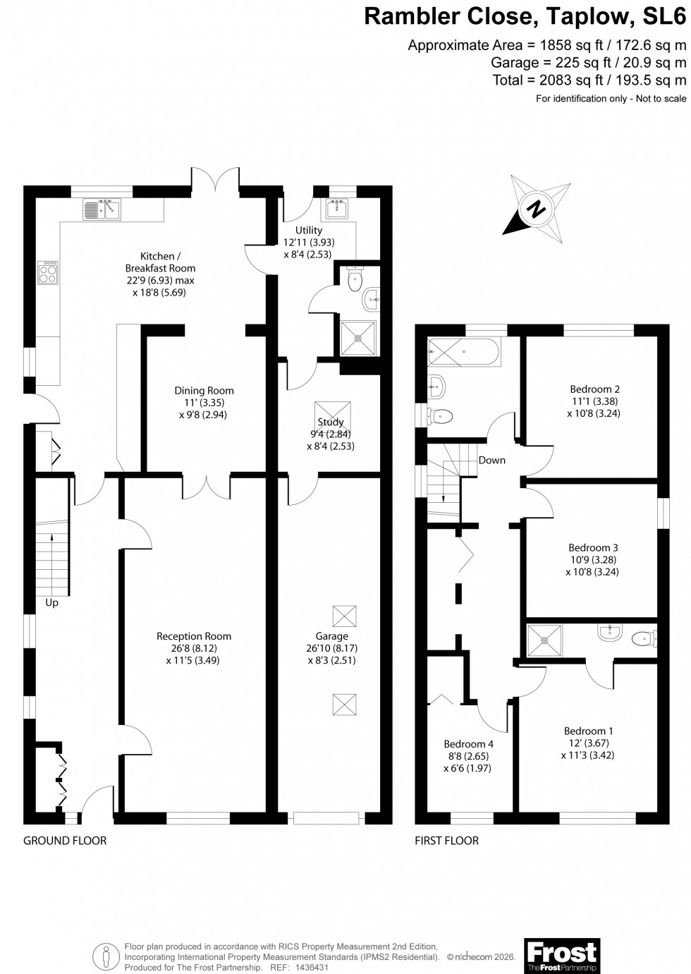 Floorplan for Taplow, Taplow, SL6