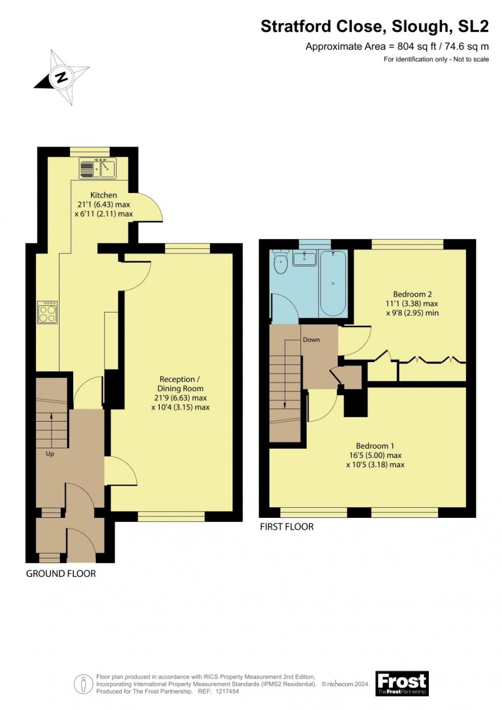 Floorplan for Slough, Berkshire, SL2