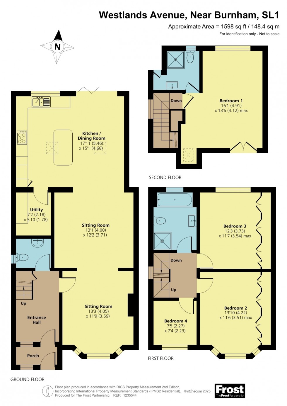 Floorplan for Near Burnham, Berkshire, SL1
