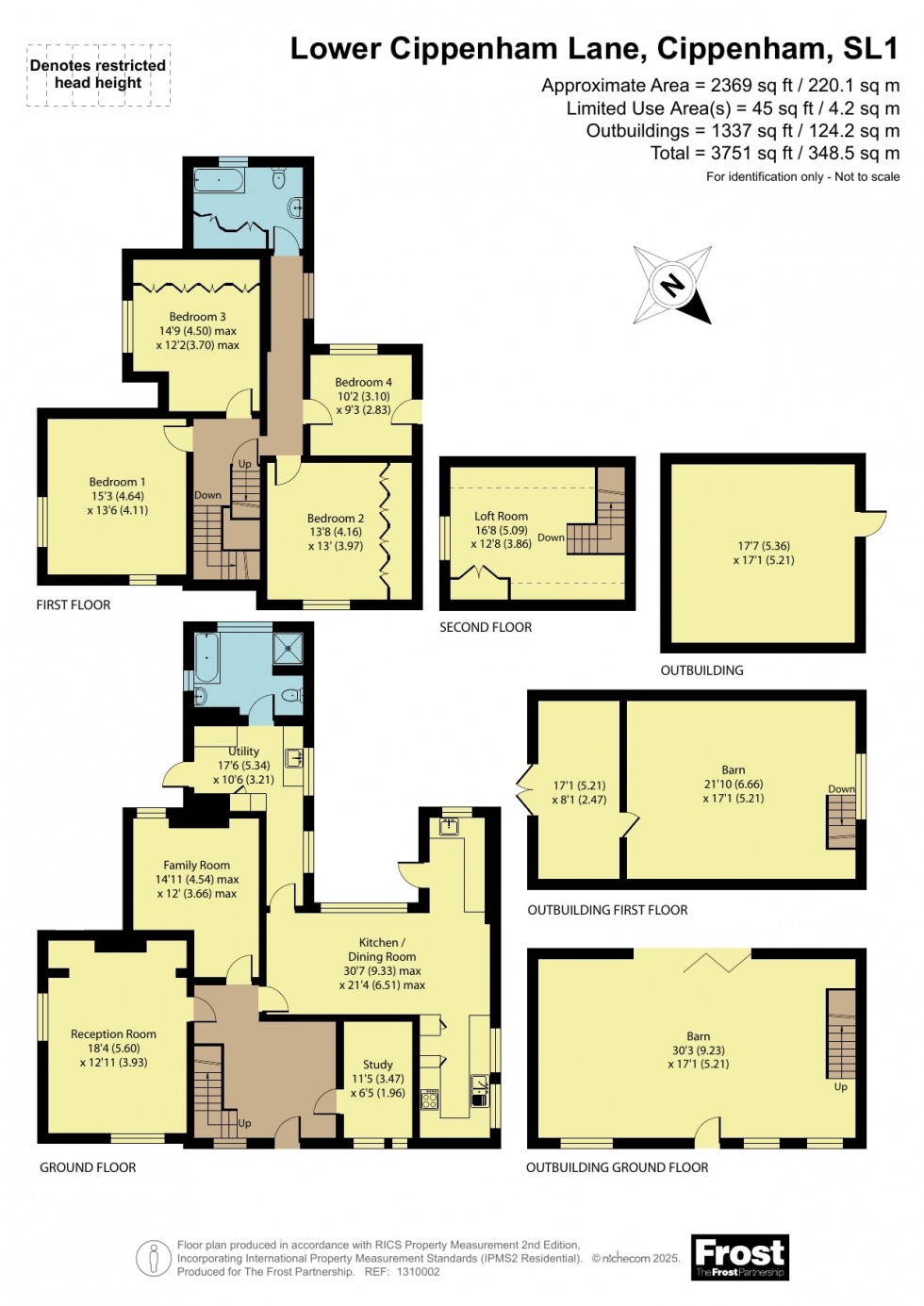 Floorplan for Cippenham, Berkshire, SL1
