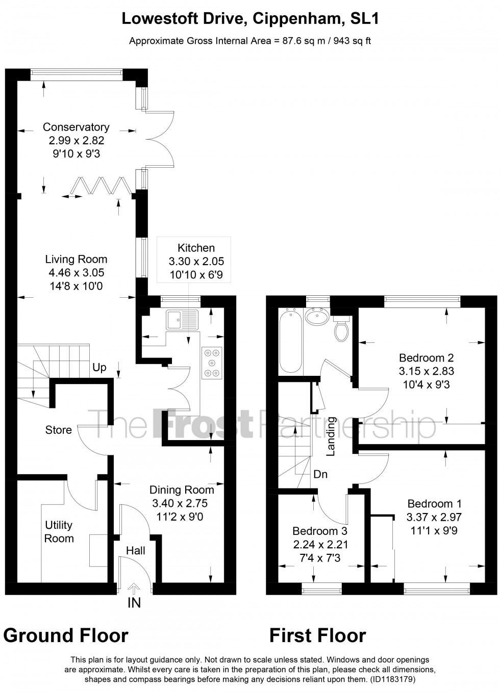 Floorplan for Burnham Gate, Cippenham, SL1