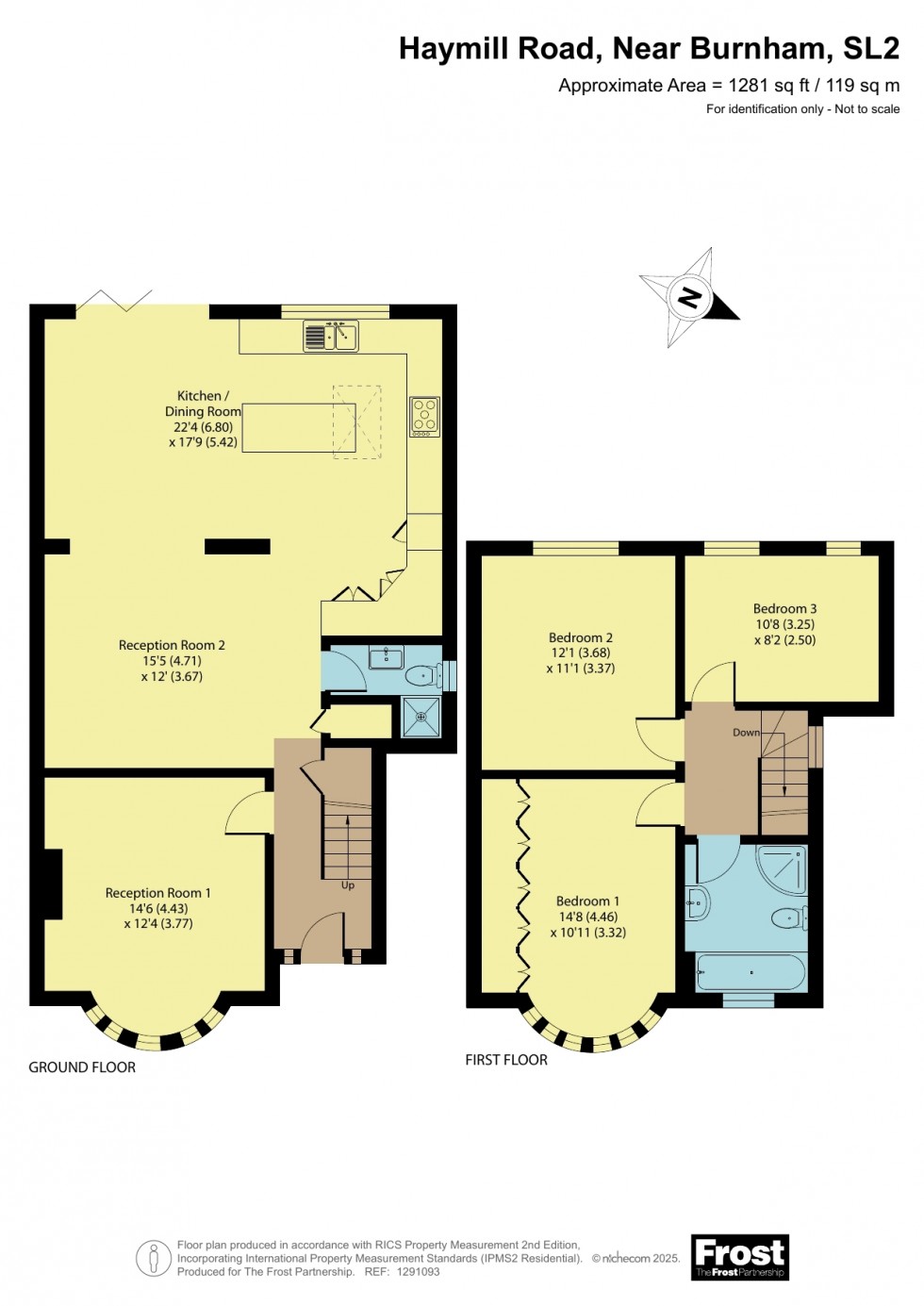 Floorplan for Slough, Berkshire, SL2