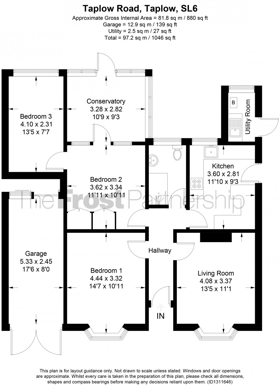 Floorplan for Taplow, Taplow, SL6