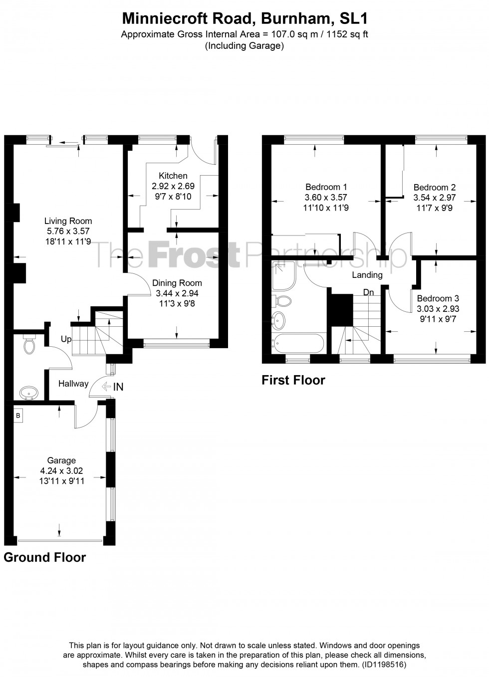 Floorplan for Burnham, Burnham, SL1