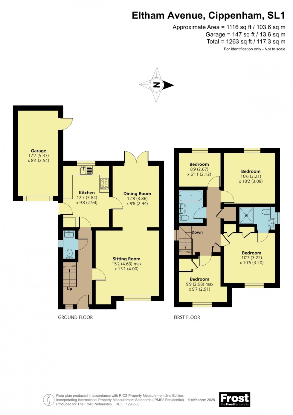 Floorplan for Cippenham, Berkshire, SL1