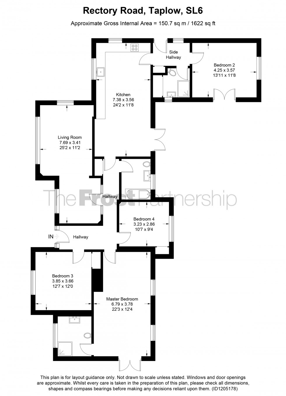 Floorplan for Taplow, Taplow, SL6