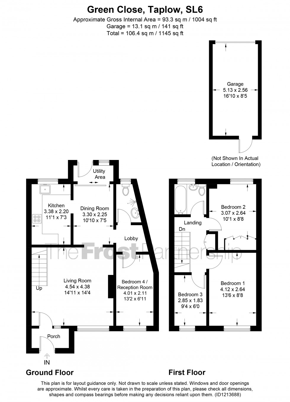 Floorplan for Taplow, Taplow, SL6