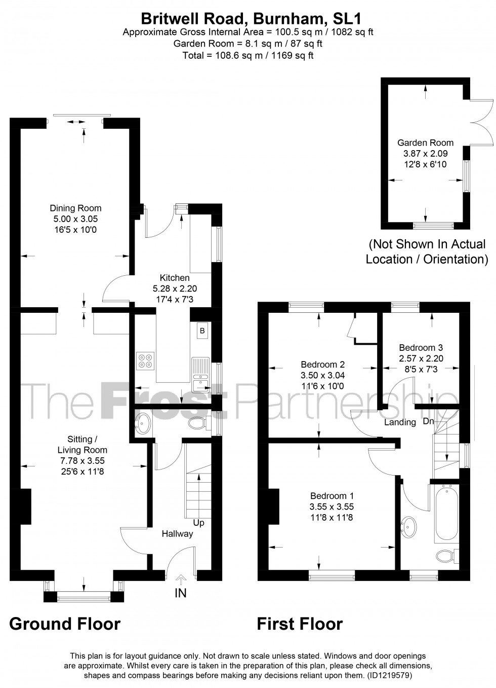 Floorplan for Burnham, Burnham, SL1