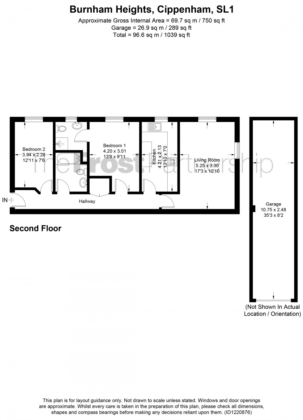 Floorplan for Slough, Berkshire, SL1