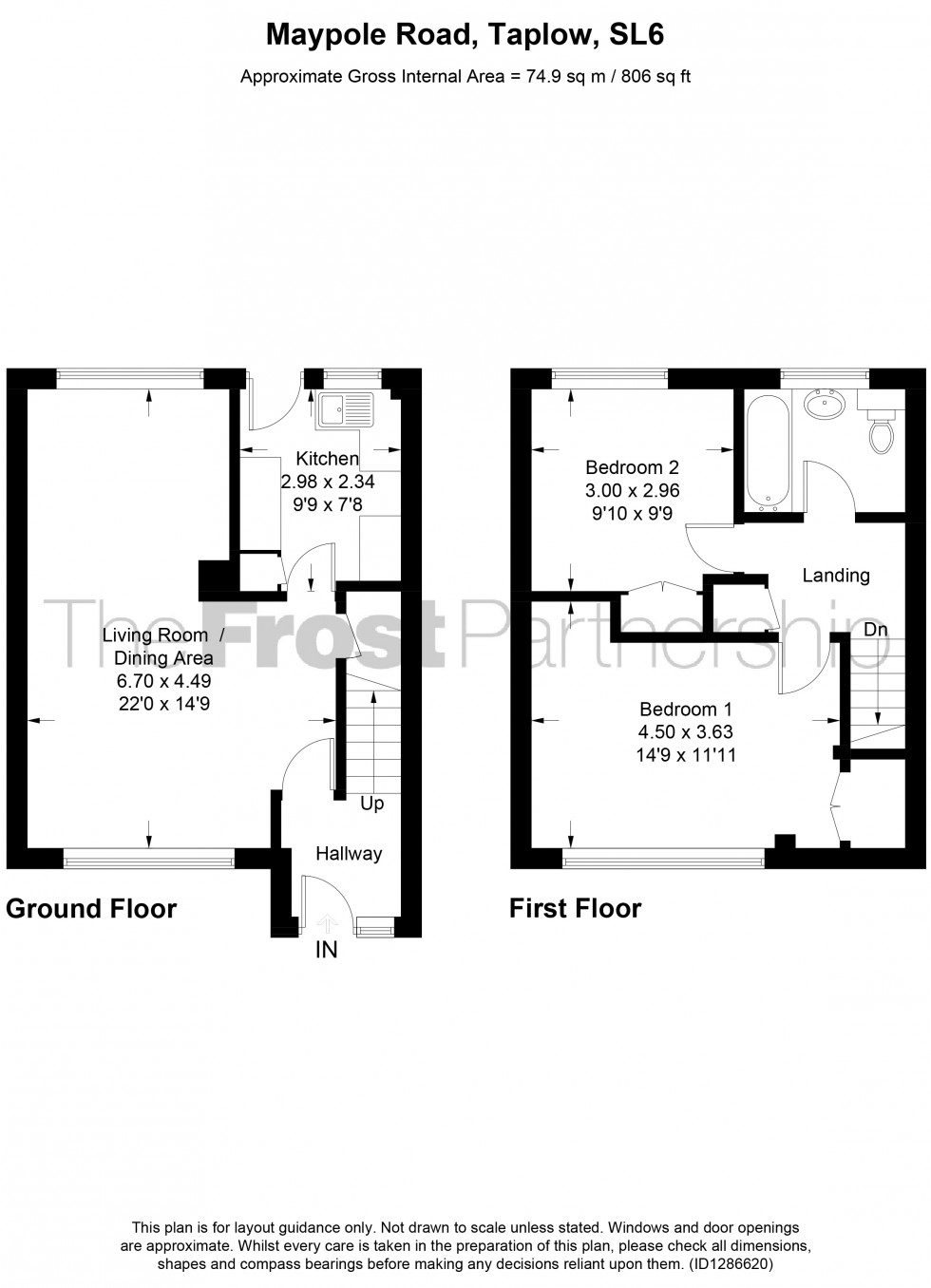Floorplan for Taplow, Taplow, SL6