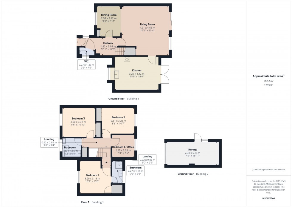Floorplan for Cippenham, Berkshire, SL1