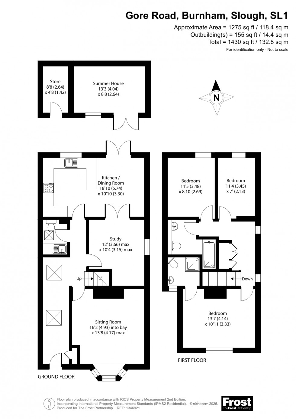 Floorplan for Burnham, Slough, SL1