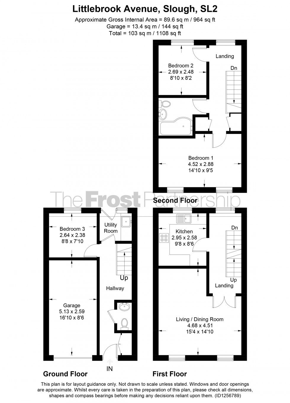 Floorplan for Slough, Berkshire, SL2