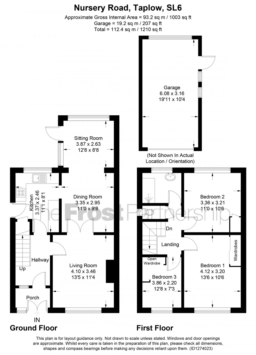 Floorplan for Taplow, Taplow, SL6