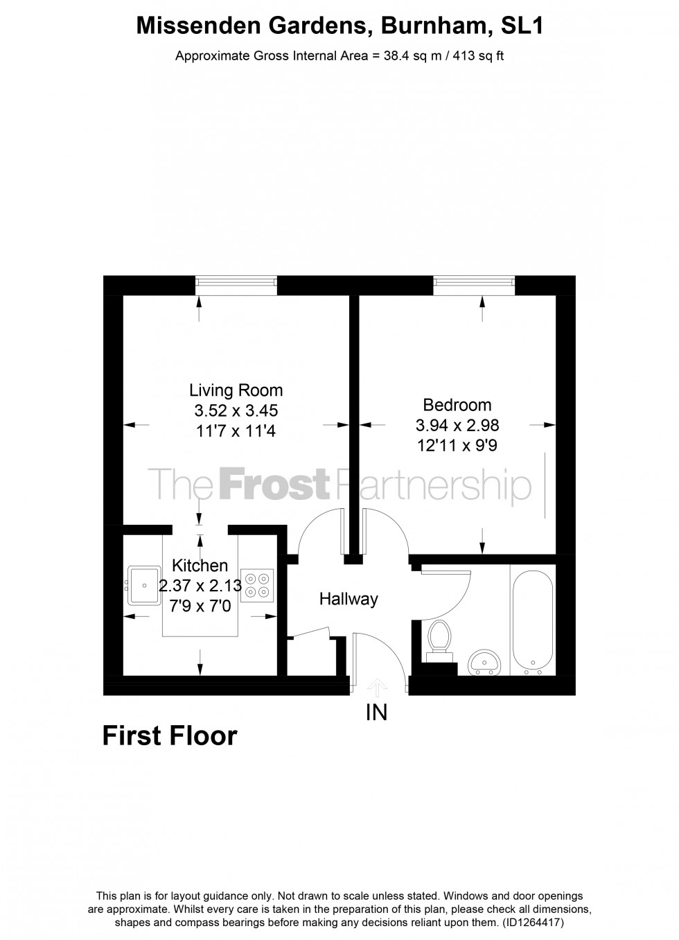 Floorplan for Burnham, Burnham, SL1