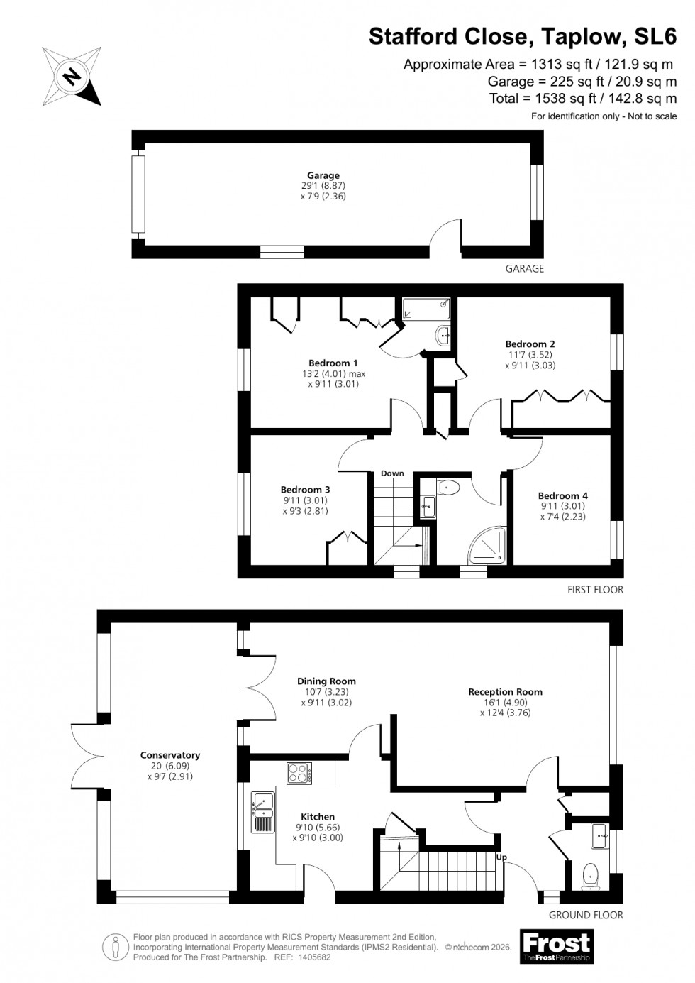 Floorplan for Taplow, Buckinghamshire, SL6