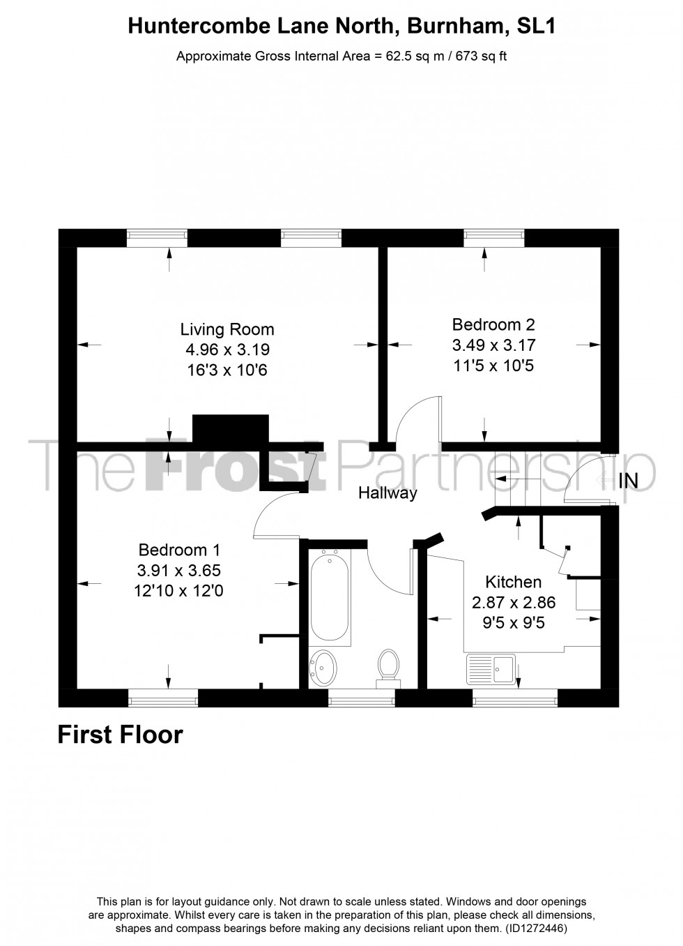 Floorplan for Near Burnham, Berkshire, SL1