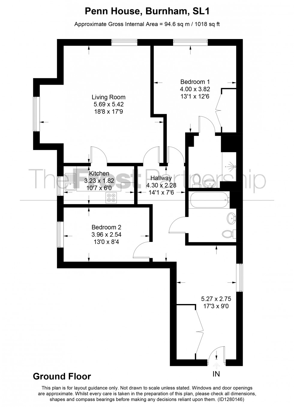 Floorplan for Jennery Lane, Burnham, SL1