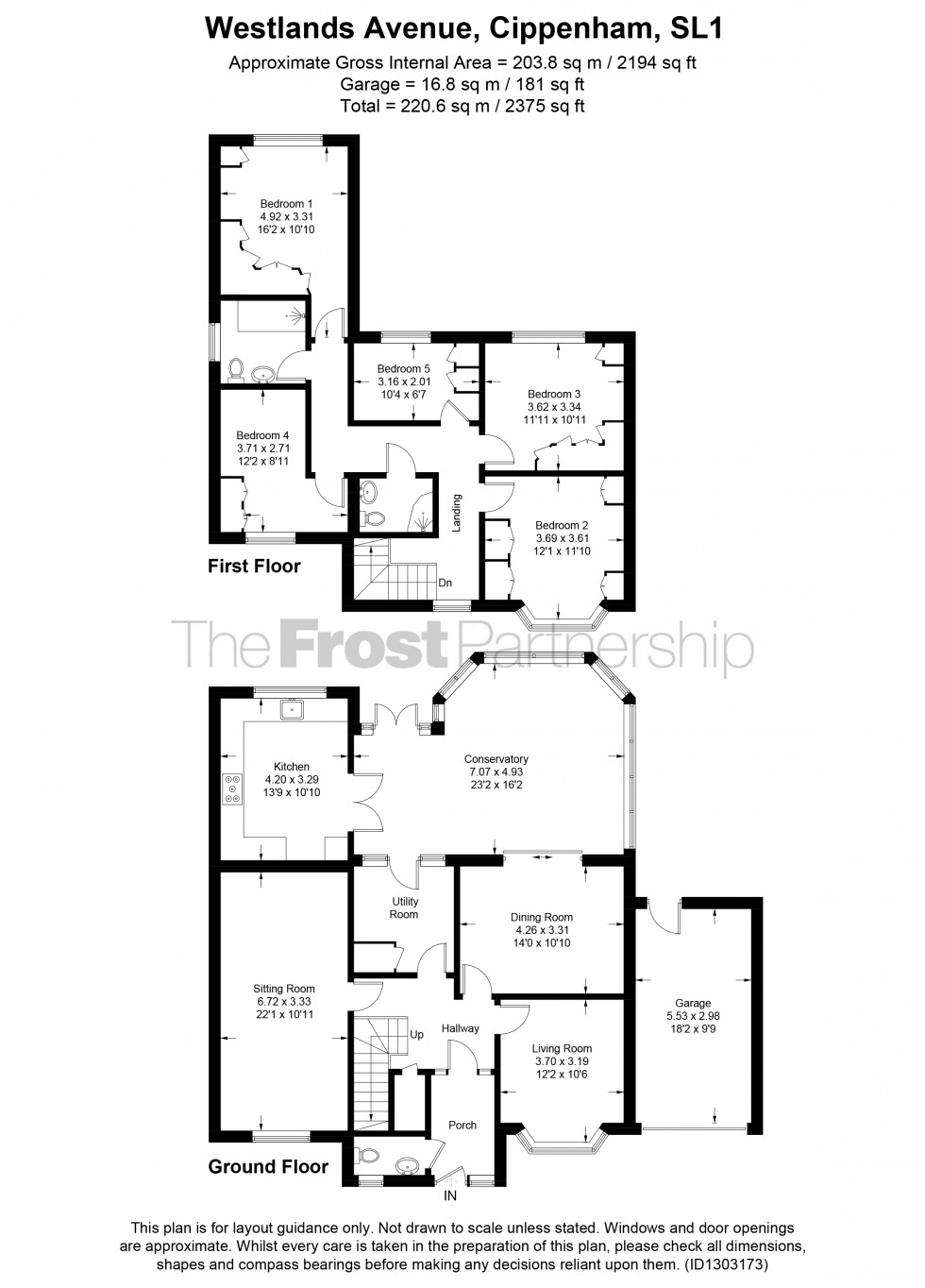 Floorplan for Slough, Berkshire, SL1