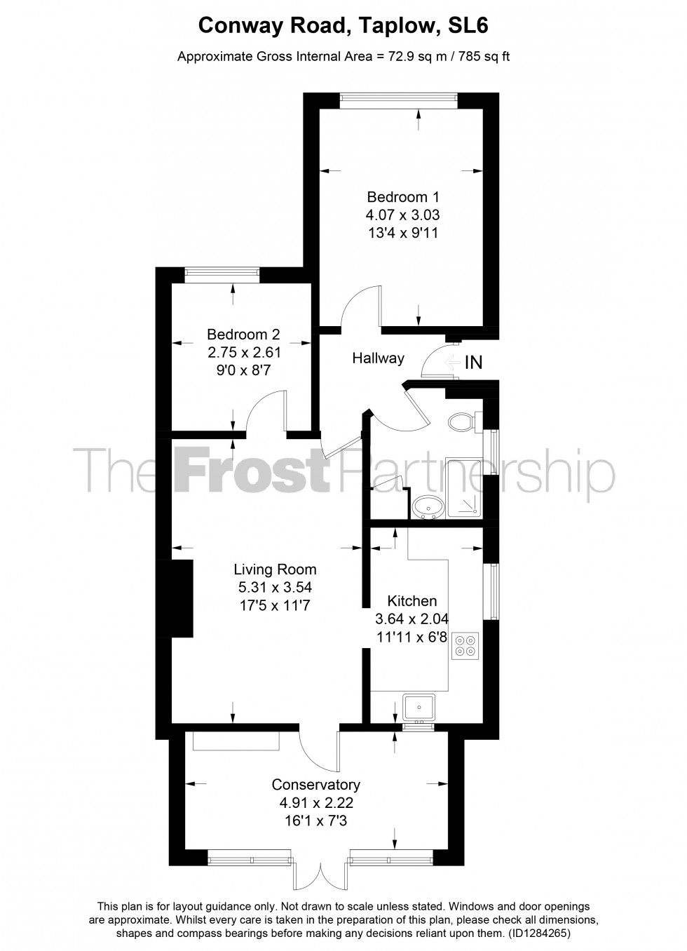 Floorplan for Taplow, Taplow, SL6