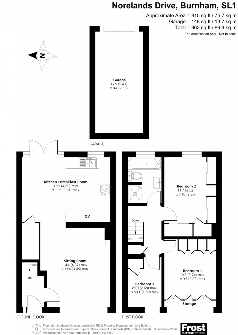 Floorplan for Burnham, Burnham, SL1
