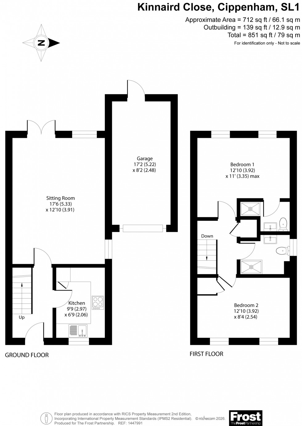 Floorplan for Cippenham, Berkshire, SL1