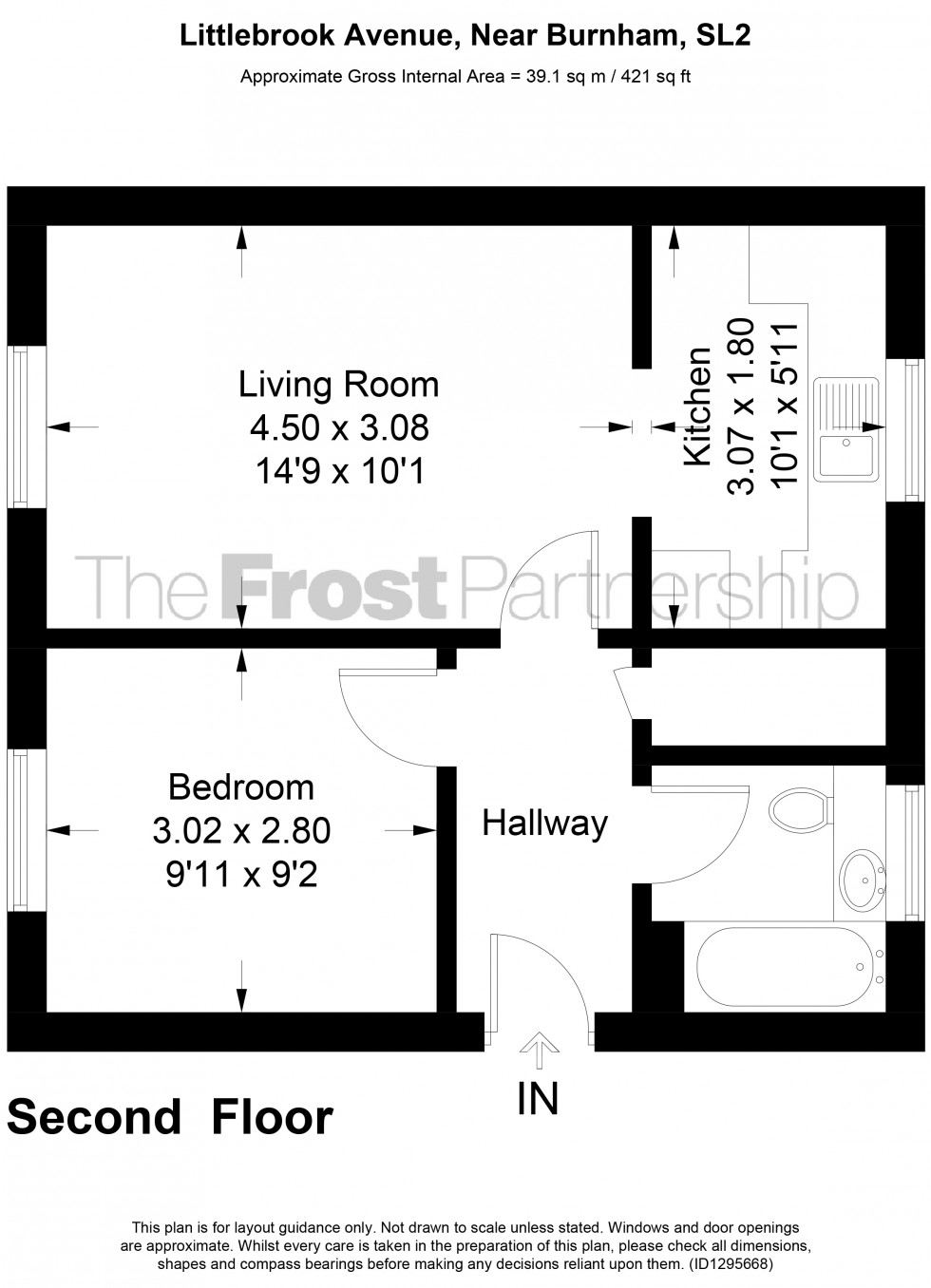 Floorplan for Near Burnham, Berkshire, SL2