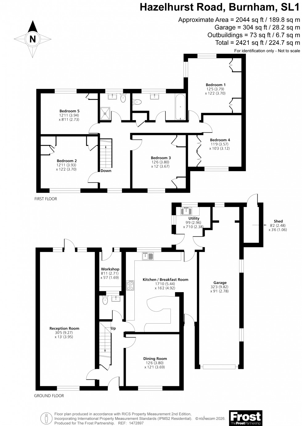 Floorplan for Burnham, Burnham, SL1