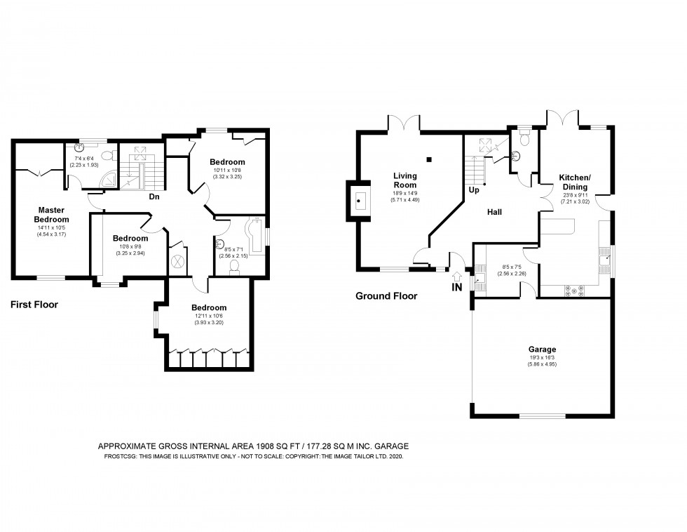 Floorplan for Chalfont St Giles, Buckinghamshire, HP8
