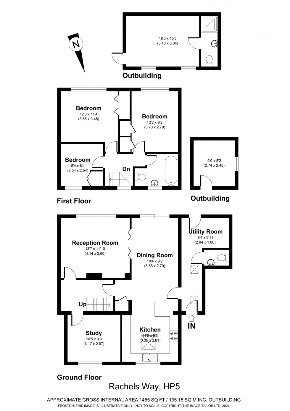 Floorplan for Chesham, Buckinghamshire, HP5