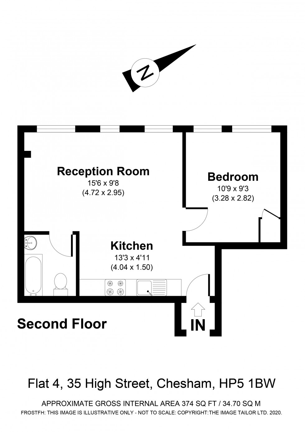 Floorplan for Chesham, Bucks, HP5