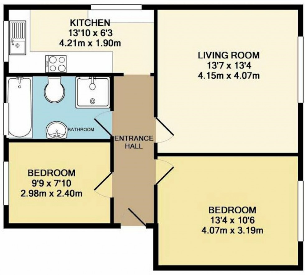 Floorplan for Chessmount Rise, Chesham, HP5