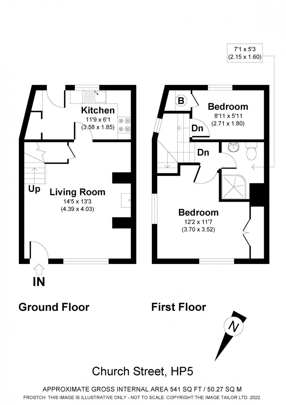 Floorplan for Chesham, Buckinghamshire, HP5